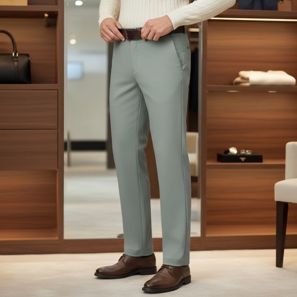 TimelessFlex Men’s High-Stretch Straight Fit Pants – Black | 36x30 | NWT - Picture 4 of 7